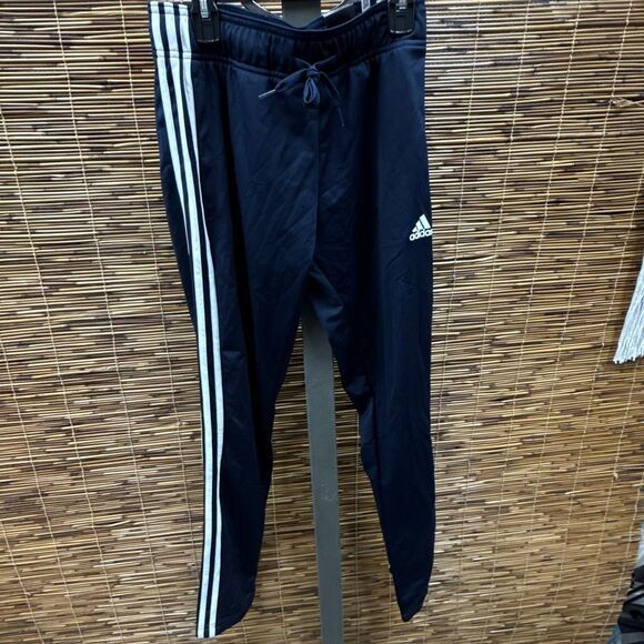 Adidas Women S Primegreen Essentials Warm-up Slim Tapered 3-Stripes Tracksuit Bo - Picture 3 of 3